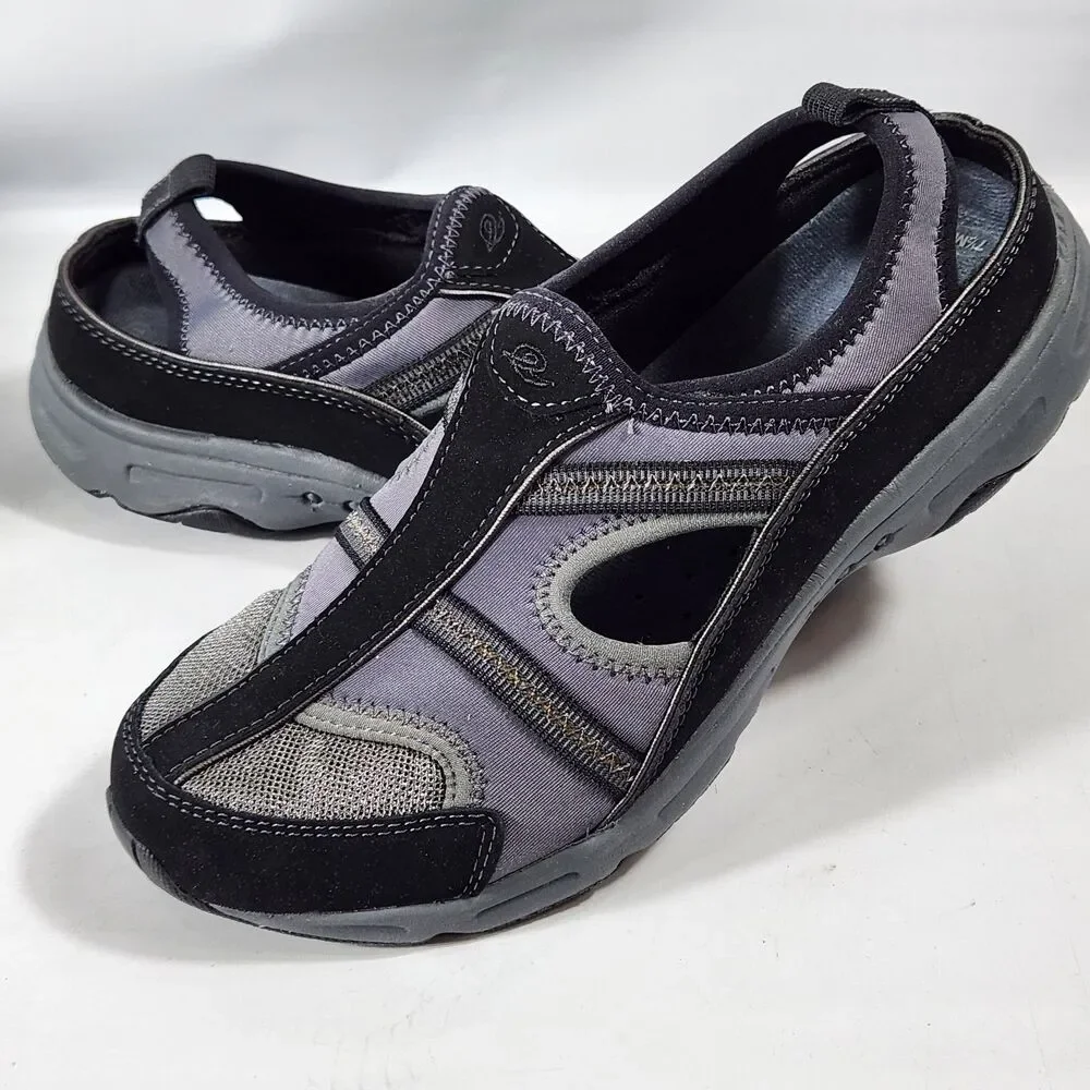 Easy Spirit Womens Arbitrary Walking Active Slingback Shoes Size 7.5 Gray NEW